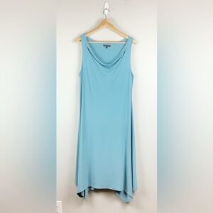 Eileen Fisher Blue Asymmetrical
Organic Cotton Dress Size Medium